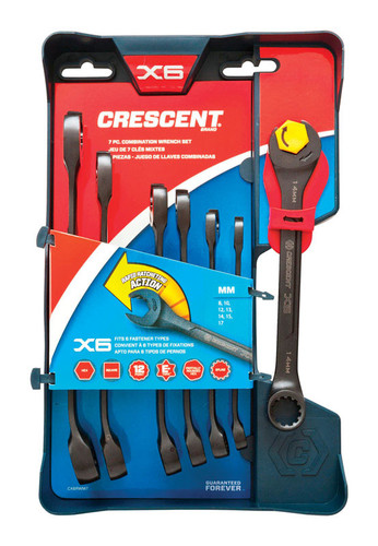 Crescent - CX6RWS7 - 12 Point SAE Wrench Set 7 pk