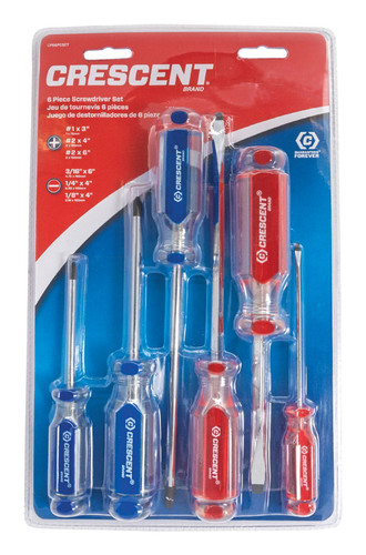 Crescent - CPS6PCSET - Phillips/Slotted Screwdriver Set 6 pc