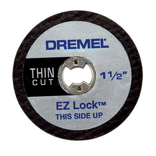 Dremel - EZ409 - EZ Lock 1-1/2 in. D X 1/8 in. in. S Aluminum Oxide Metal Cut-Off Wheel 5 pc