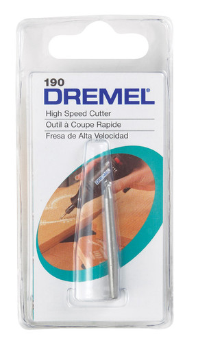 Dremel - 190 - 3/32 in S X 1.5 in. L High Speed Steel High Speed Cutter 1 pk