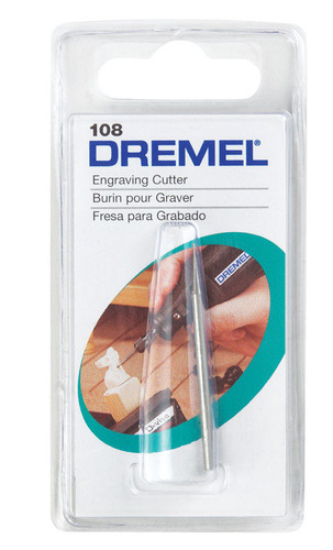 Dremel - 108 - 1/32 in. S X 1.5 in. L High Speed Steel Engraving Cutter 1 pk