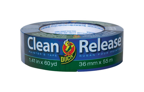 Duck - 240194 - Clean Release 1.41 in. W X 60 yd L Blue Medium Strength Painter's Tape 1 pk
