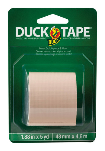 Duck - 285435 - 1.88 in. W X 5 yd L Beige Solid Duct Tape