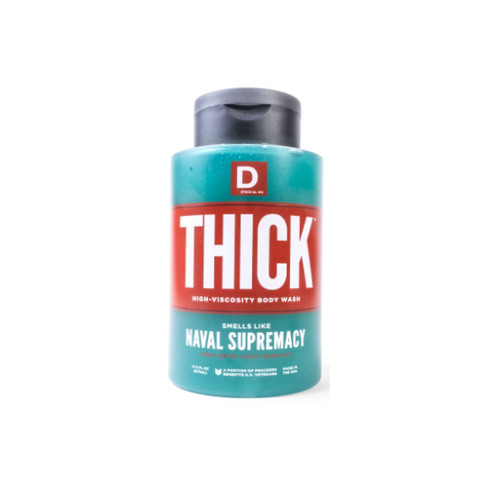 Duke Cannon - THICK16-BLUE - Thick Fresh Water, Musk and Bergamot Scent Body Wash 17.5 oz 1 pk