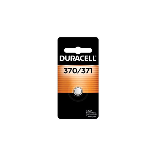 Duracell - D370/371BPK - Silver Oxide 370/371 1.5 V 40 Ah Button Cell Battery 1 pk