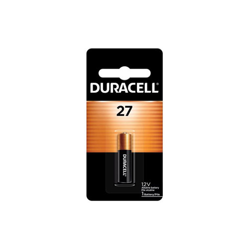 Duracell - MN27BPK - Alkaline 12-Volt 12 V 20 Ah Security Battery 27 1 pk