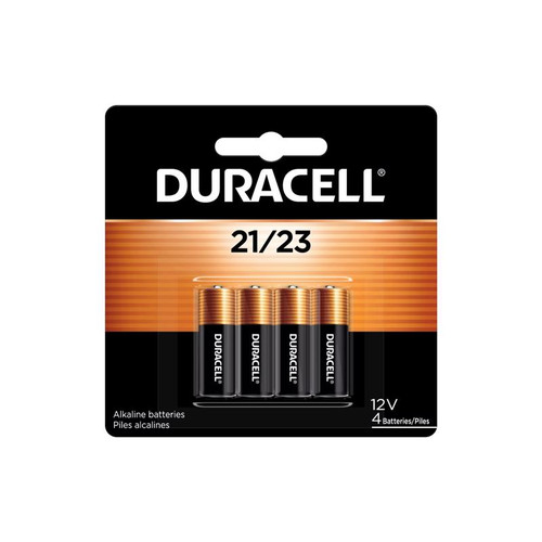 Duracell - MN21B4PK - Alkaline 12-Volt 12 V 50 Ah Security Battery 21/A23 4 pk