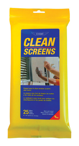 Ettore - 30155 - Screen Cleaner 25 ct Wipes