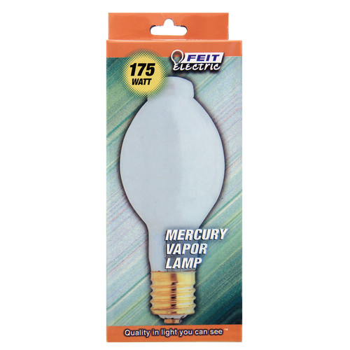 Feit Electric - H39KC-175/DX - 175 W BT28 HID Bulb 7350 lm Bright White Mercury Vapor 1 pk