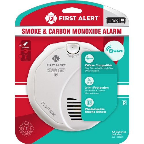 First Alert - 1044807 - Battery-Powered Photoelectric Smoke and Carbon Monoxide Detector