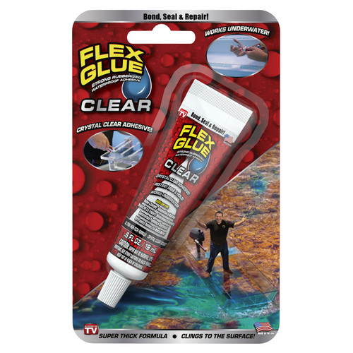 FLEX - GFSCLRMINI-8 - GLUE MINI Waterproof Adhesive Rubber Glue 1 pk