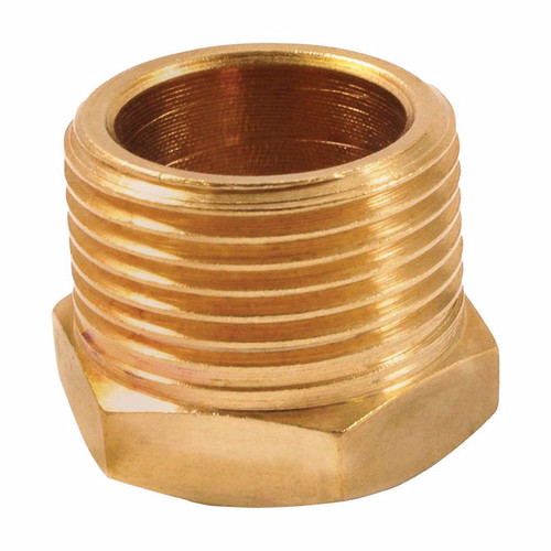 Forney - 75536 - Brass Bushing 3/8 in. Female 1 X 1/2 in. 2 Male 1 pc