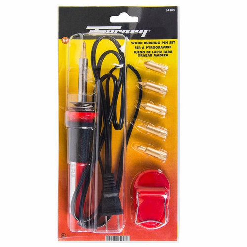 Forney - 61503 - Corded Wood Burning Iron Kit 30 W 1 each