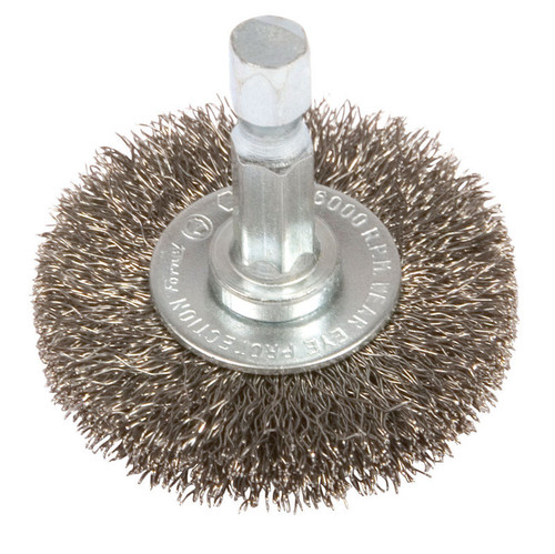 Forney - 72725 - 1-1/2 in. Crimped Wire Wheel Brush Metal 6000 rpm 1 pc