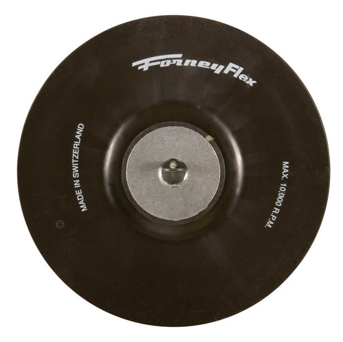 Forney - 72323 - 7 in. D Rubber Backing Pad 5/8 in. 10000 rpm 1 pc