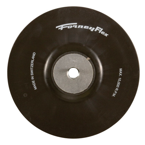 Forney - 72321 - 4-1/2 in. D Rubber Backing Pad 5/8 in. 20000 rpm 1 pc