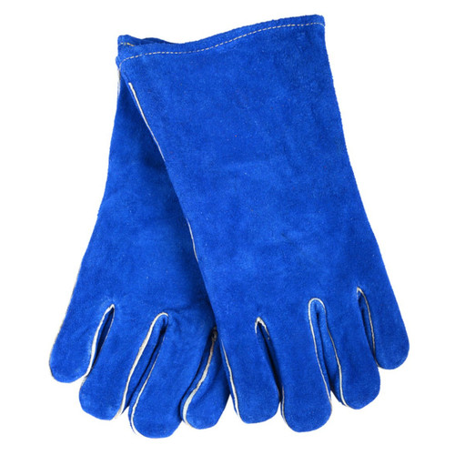 Forney - 53422 - 13.5 in. Leather Welding Gloves Blue L 1 pk