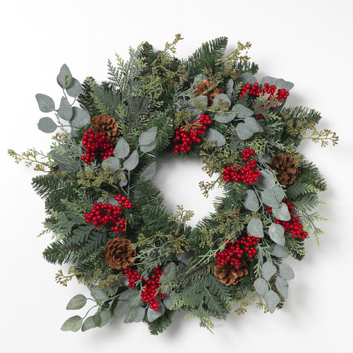 Gerson - 2363990 - 24 in. D Decorated Wreath