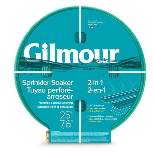 GIlmour - 1066005 - Gilmour 5/8 in. D X 25 ft. L Sprinkler/Soaker Hose Green