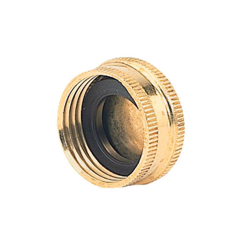 GIlmour - 805034-1001 - Gilmour 5/8 in. Brass Threaded Male Hose End Caps