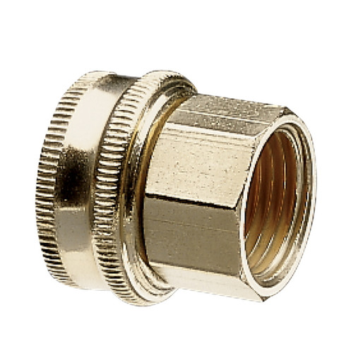 GIlmour - 805574-1003 - Gilmour 1/2 & 3/4 in. Brass Threaded Double Female Swivel Hose Connector