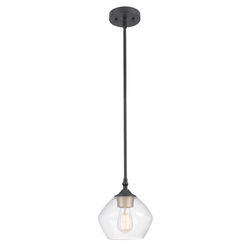 Globe Electric - 60312 - Harrow Matte Black 1 lights Pendant Light