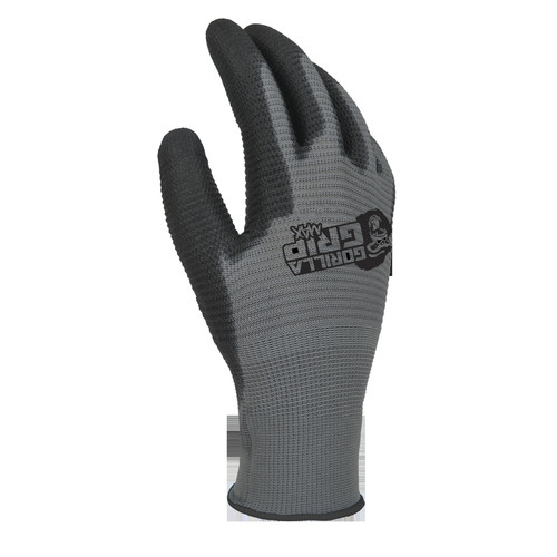 Gorilla - 25322-26 - Grip Max L Nylon Black/Gray Dipped Gloves