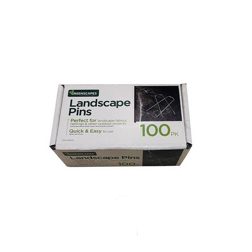 Greenscapes - 85430 - 1 in. W X 4-1/2 in. L Fabric Garden Staples 100 pk