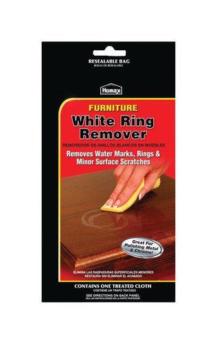 Homax - 2236 - No Scent White Ring Remover 1 pk Wipes
