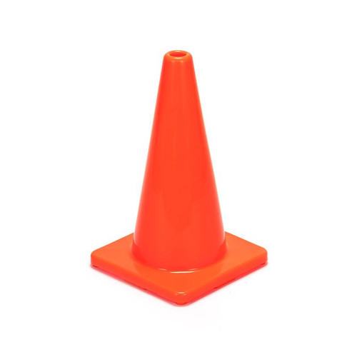 Home Plus - HD0201 - Orange Safety Cone 18 in. H X 10.6 in. W
