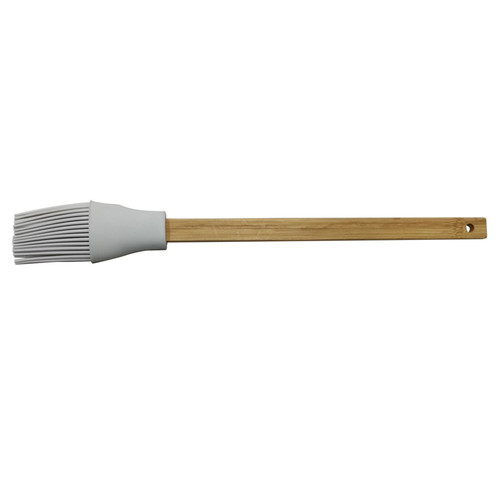 Home Plus - HD0098 - 11.4 in. L Gray Bamboo/Silicone Basting Brush