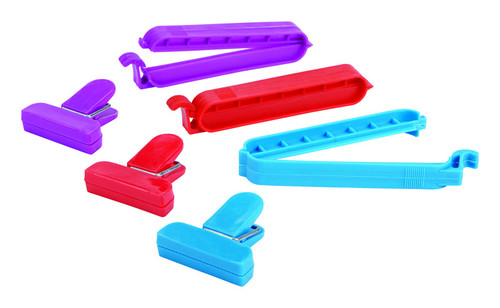 Home Plus - 3500040-1 - Assorted Plastic Bag Clips