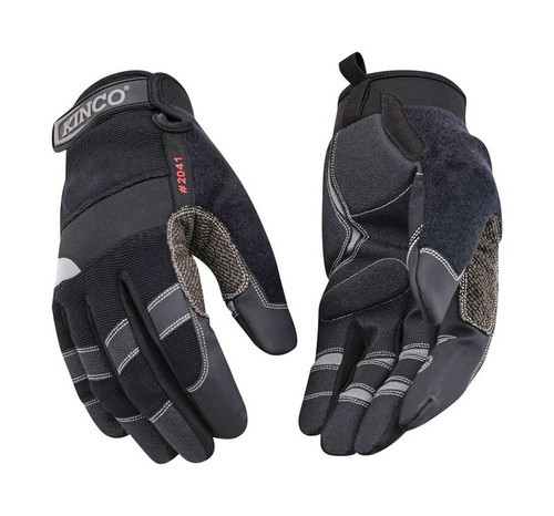 Kinco - 2041-L - General Men's Outdoor Padded Work Gloves Gray L 1 pair