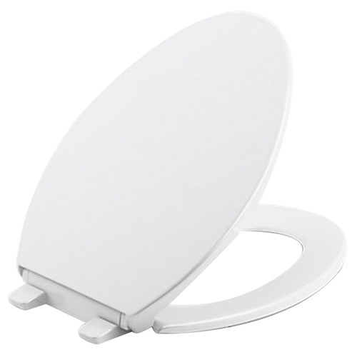 Kohler - 20110-0 - Brevia Slow Close Elongated White Plastic Toilet Seat