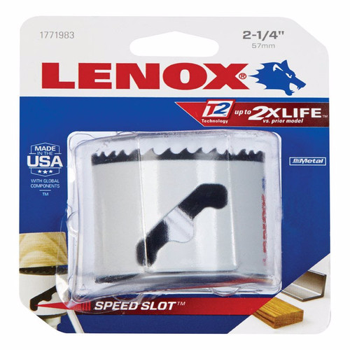 Lenox - 2060608 - 2 1/4 in. Bi-Metal Hole Saw 1 pk