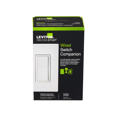 Leviton - DD0SR-1RM - Decora Smart Three Pole Remote Switch White 1 pk