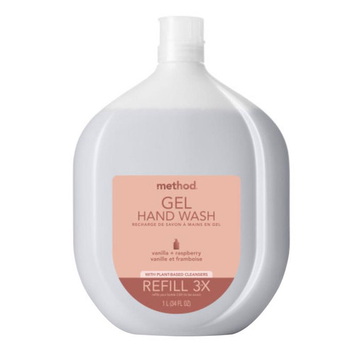 Method - 328113 - Vanilla & Raspberry Scent Gel Hand Wash 34 oz