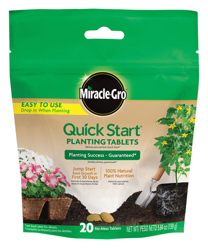 Miracle-Gro - 3784101 - Quick Start Tablets Plant Food 20 ct
