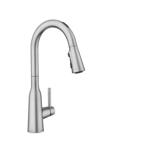 Moen - 87272EVSRS - Zyla One Handle Handle Stainless Steel Motion Sensing Pull-Down Kitchen Faucet Smart