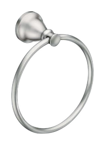 Moen - MY2786BN - Hilliard Brushed Nickel Towel Ring Metal