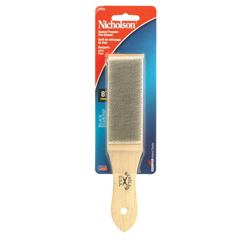 Nicholson - 21455 - 8 in. L Wood File Cleaner 1 pc