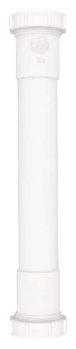 Plumb Pak - PP55-12W - 1-1/2 in. D X 12 in. L Polypropylene Extension Tube