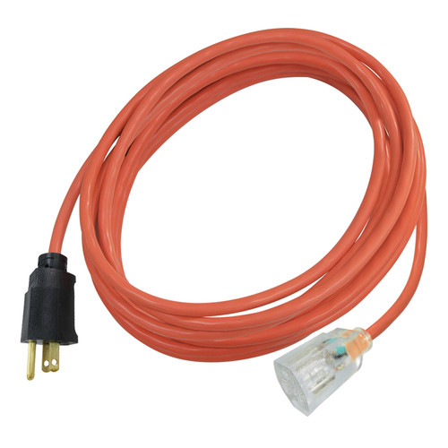 Projex - OU123JTW025OGP - Indoor or Outdoor 25 ft. L Orange Extension Cord 12/3 SJTW