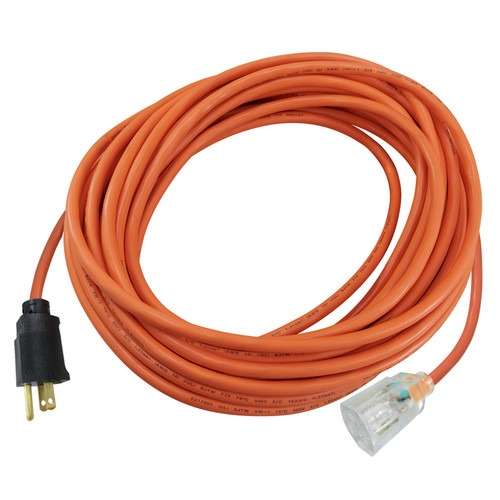 Projex - OU123JTW050OGP - Indoor or Outdoor 50 ft. L Orange Extension Cord 12/3 SJTW