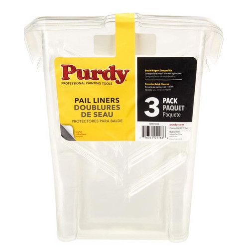 Purdy - 14T931000 - Pail Liners 4.5 in. W Clear Plastic Painter Pail Liner