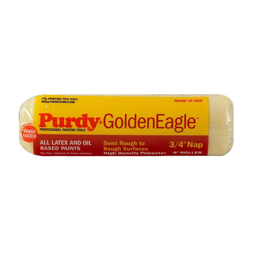 Purdy - 144608094 - GoldenEagle Polyester 9 in. W X 3/4 in. S Regular Paint Roller Cover 1 pk