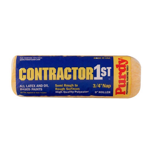 Purdy - 144688094 - Contractor 1st Polyester 9 in. W X 3/4 in. S Paint Roller Cover 1 pk