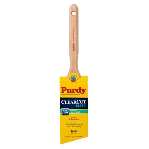 Purdy - 144152825 - Clearcut Elite Glide 2-1/2 in. Ultra Stiff Angle Trim Paint Brush