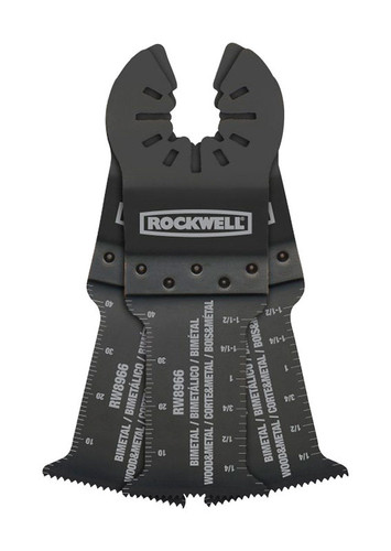 Rockwell - RW8966.3 - 1-13/16 in. L Bi-Metal Plunge Cut Oscillating Blade 3 pk