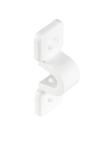 RubberMaid - 3D30-LW-WHT - 8.6 in. H X 7 in. W X .5 in. L Plastic C Clamps 20 pk